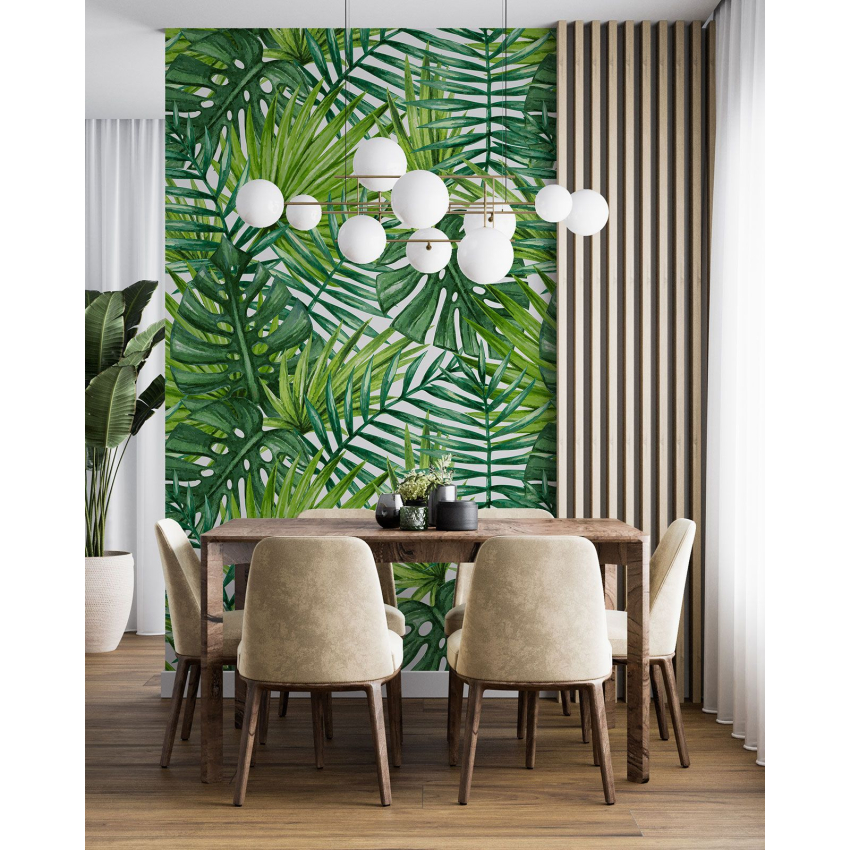 Papier peint motif XL - Motif botanique