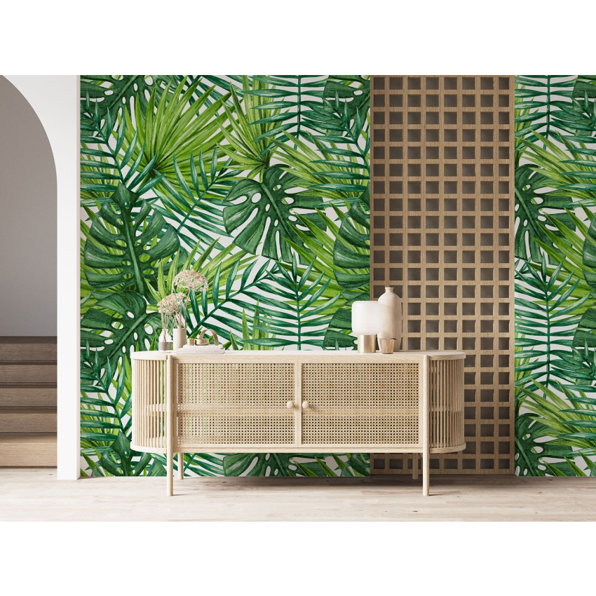 Papier peint motif XL - Motif botanique