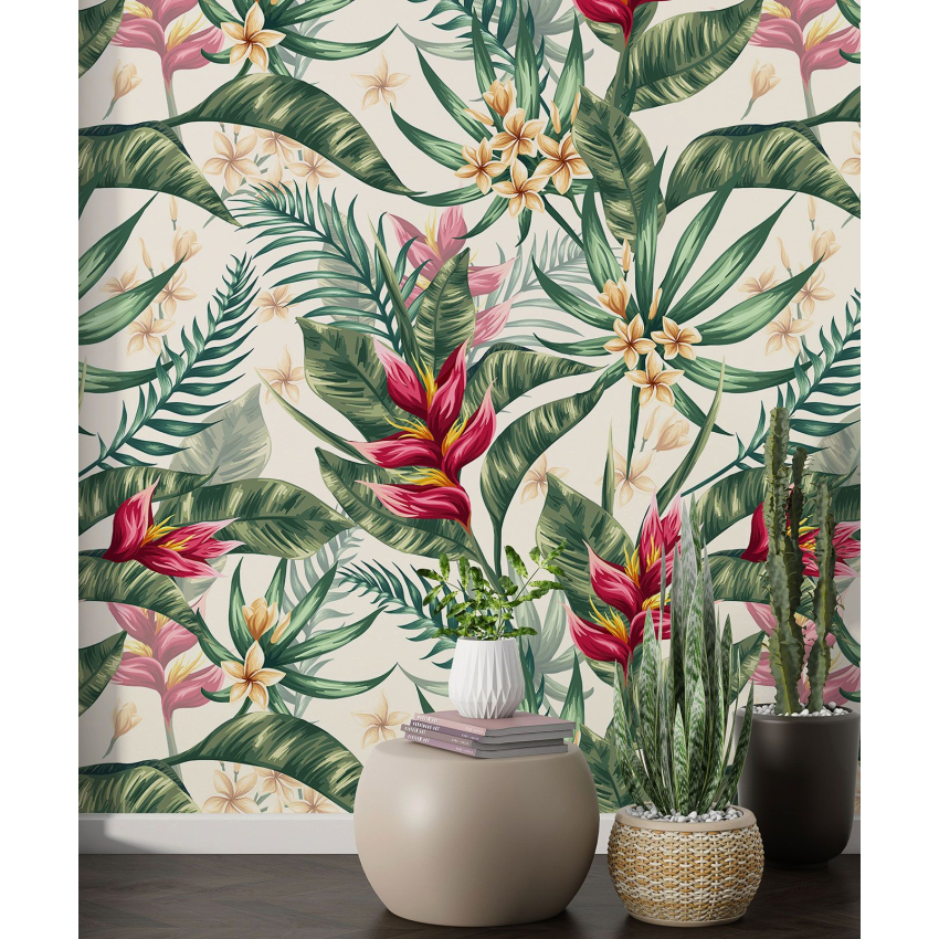 Papier peint motif XL - Motif botanique