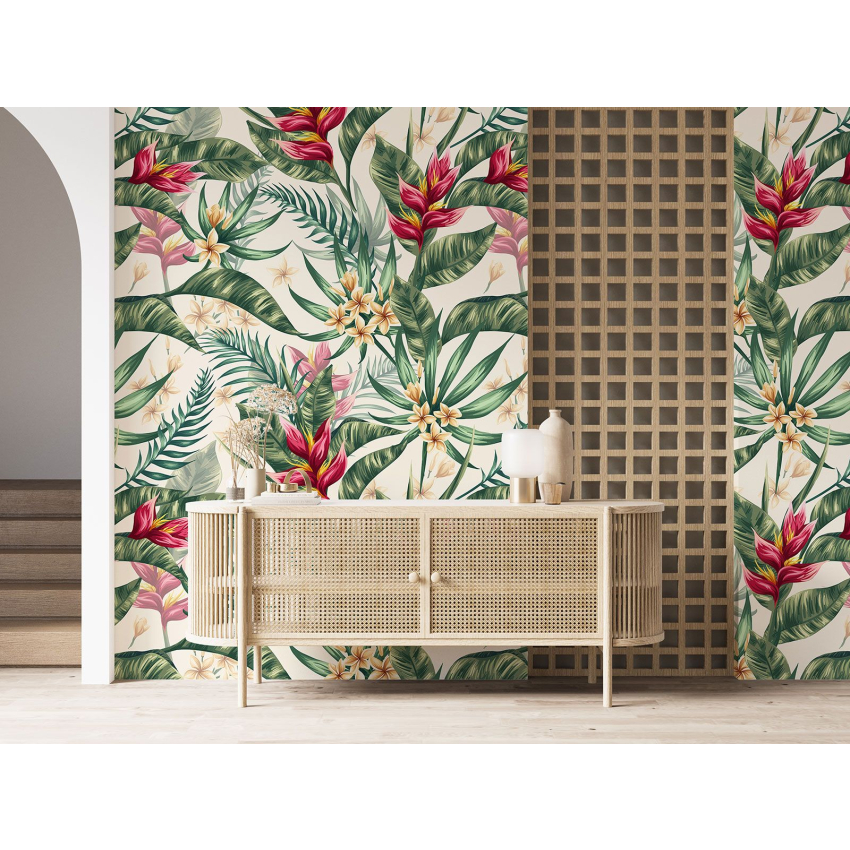 Papier peint motif XL - Motif botanique