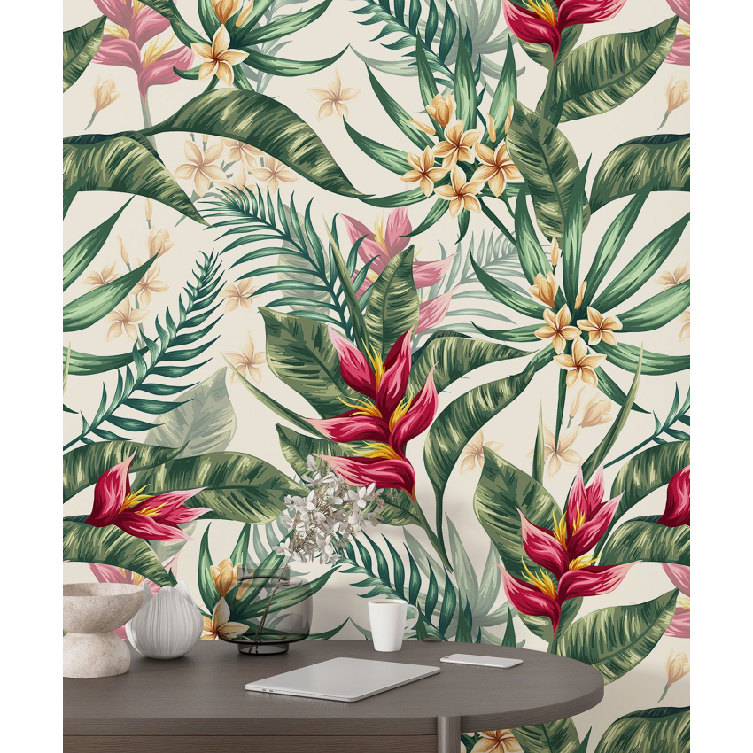 Papier peint motif XL - Motif botanique