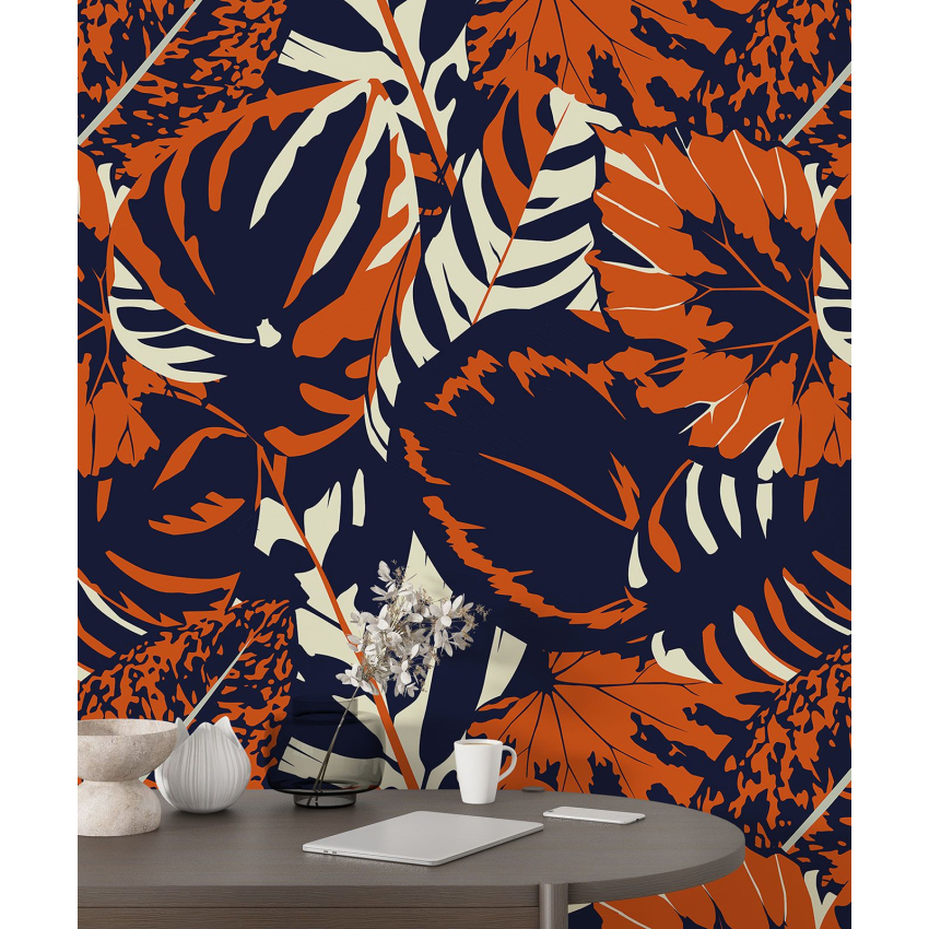 Papier peint motif XL - Motif botanique