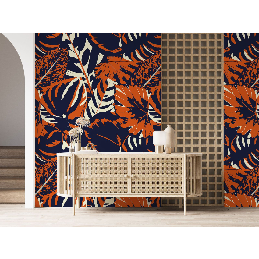 Papier peint motif XL - Motif botanique