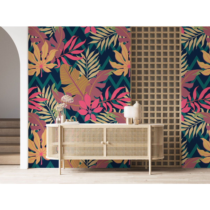 Papier peint motif XL - Motif botanique