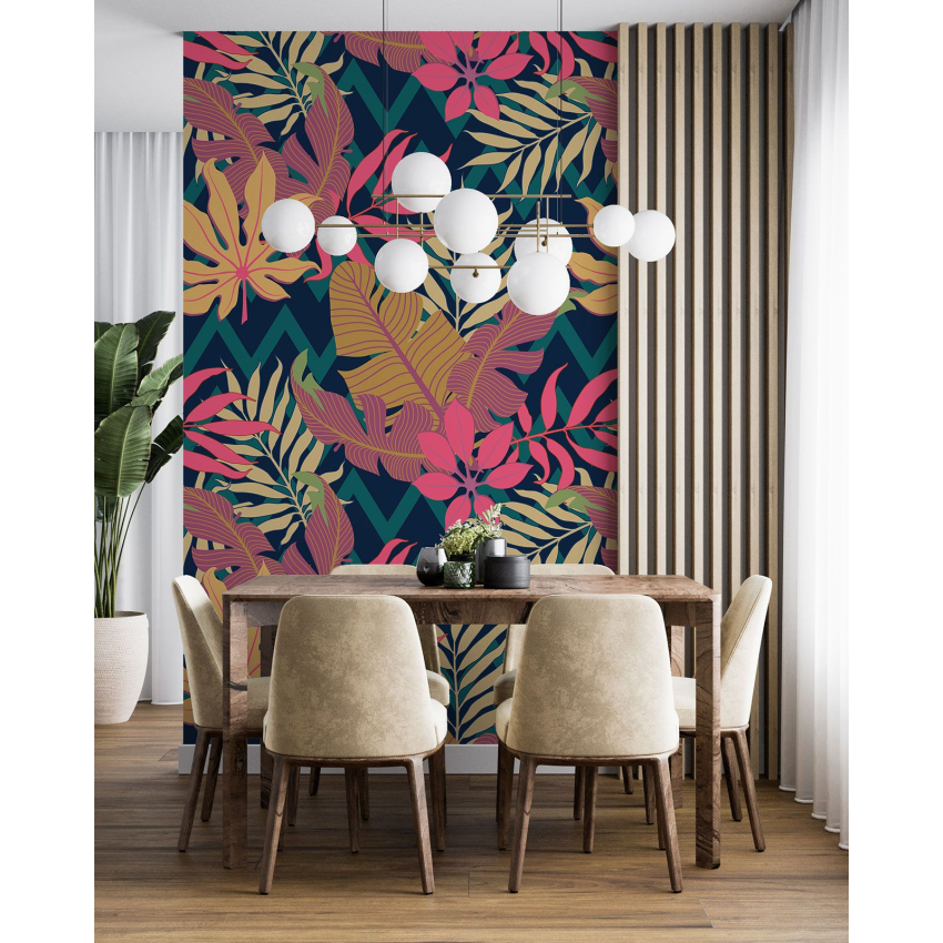 Papier peint motif XL - Motif botanique