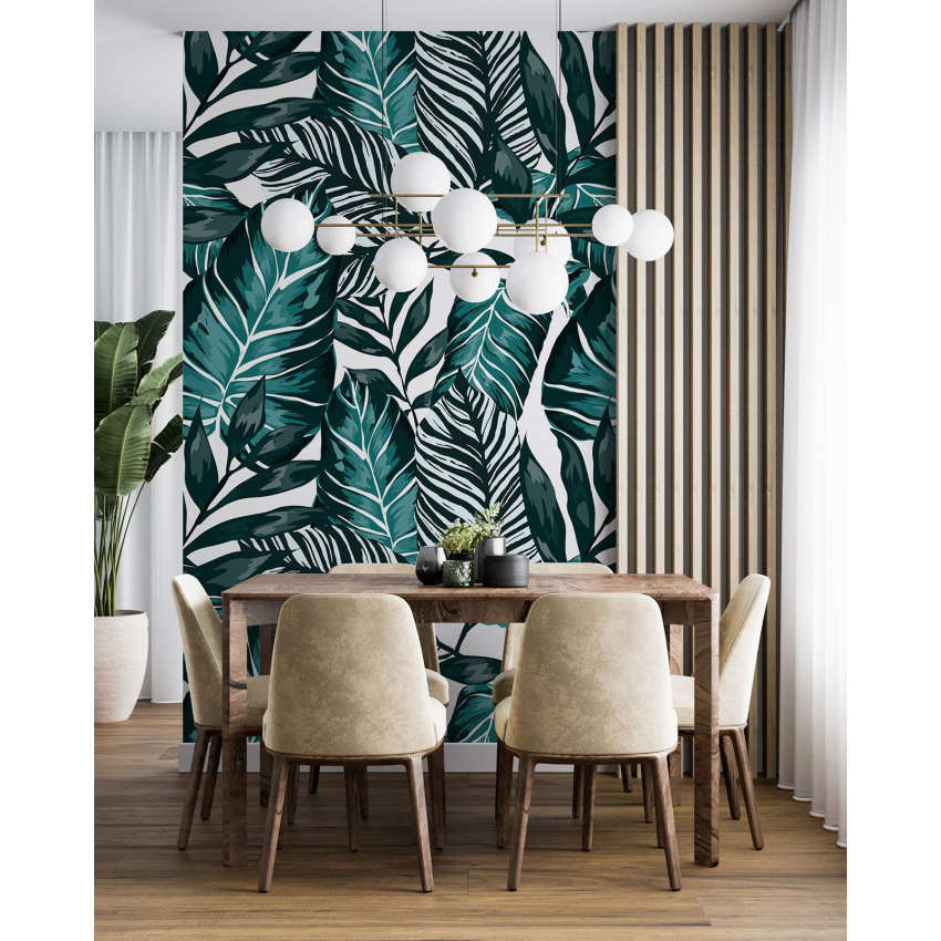Papier peint motif XL - Motif botanique