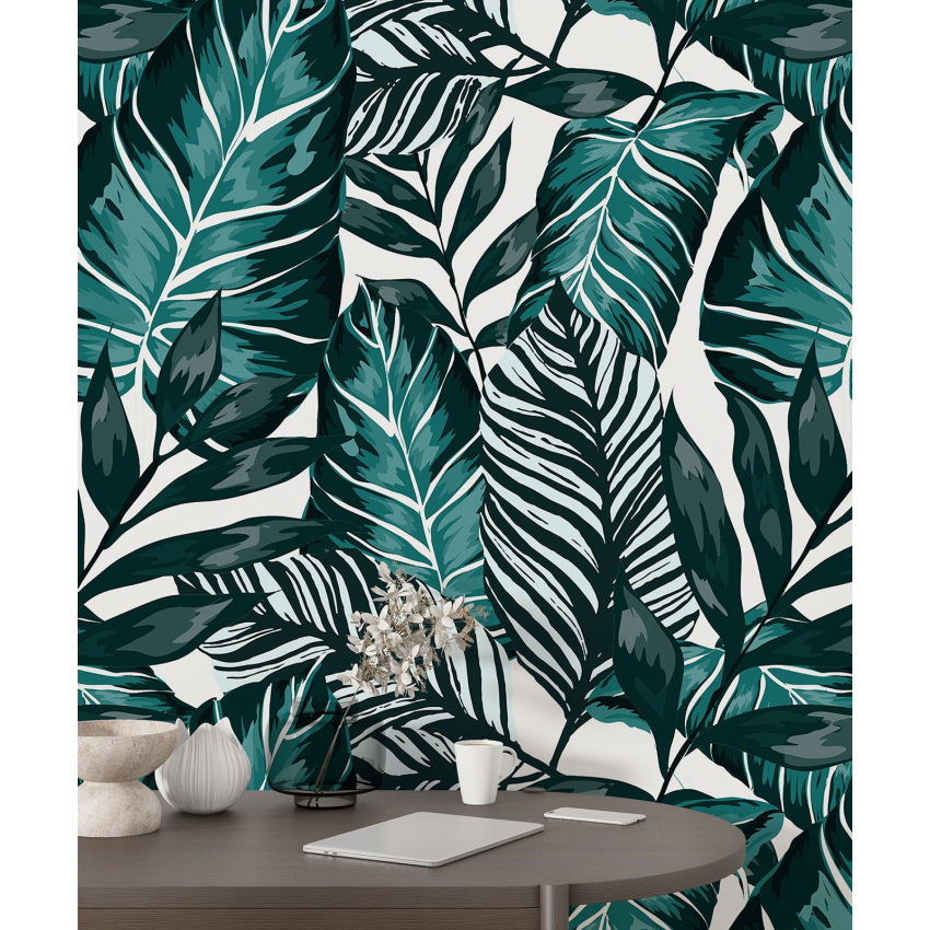 Papier peint motif XL - Motif botanique