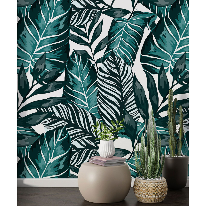 Papier peint motif XL - Motif botanique