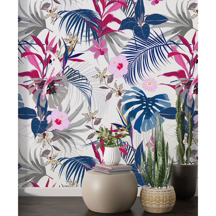 Papier peint motif XL - Motif botanique