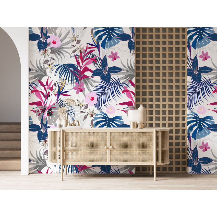 Papier peint motif XL - Motif botanique