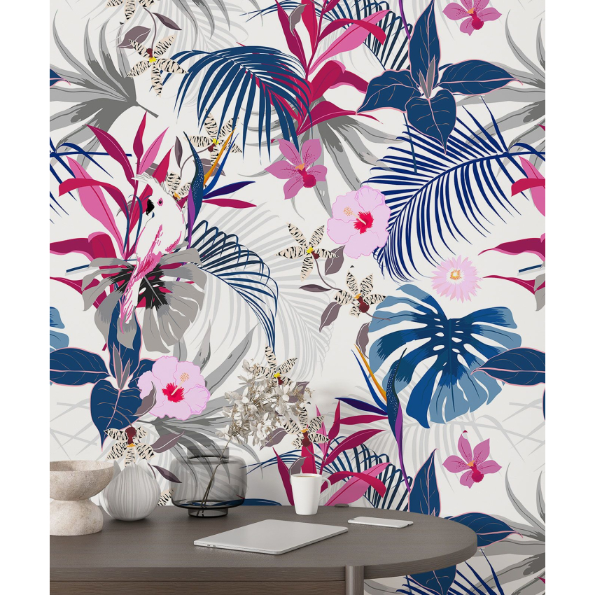 Papier peint motif XL - Motif botanique