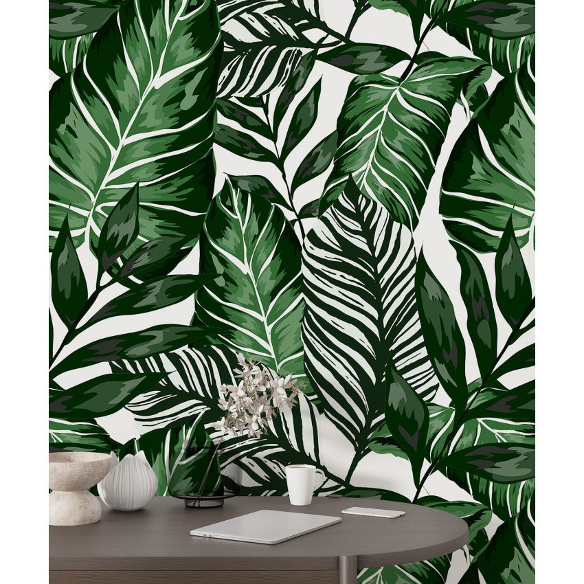 Papier peint motif XL - Motif botanique
