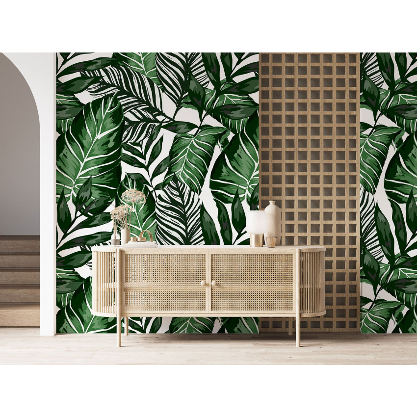 Papier peint motif XL - Motif botanique