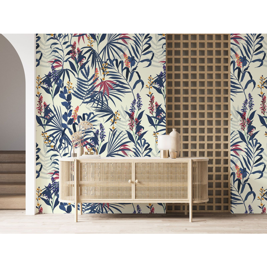 Papier peint motif XL - Motif botanique