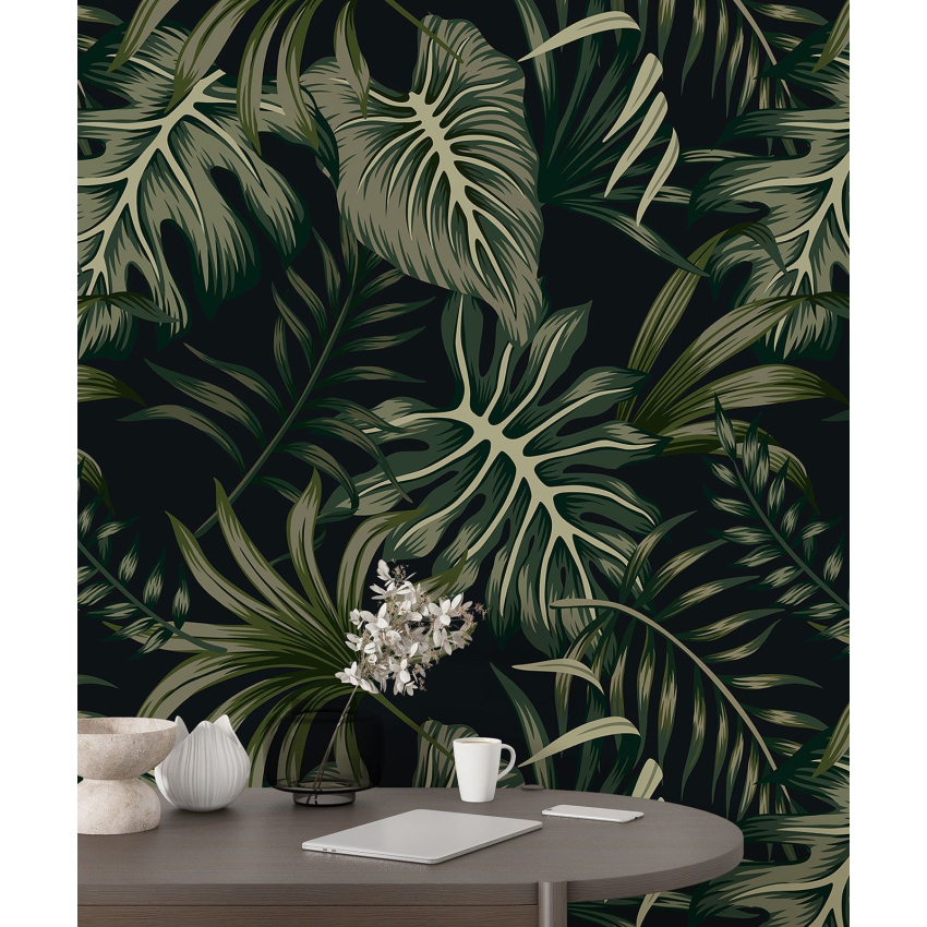 Papier peint motif XL - Motif botanique