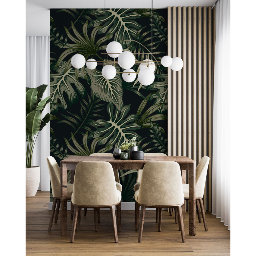 Papier peint motif XL - Motif botanique