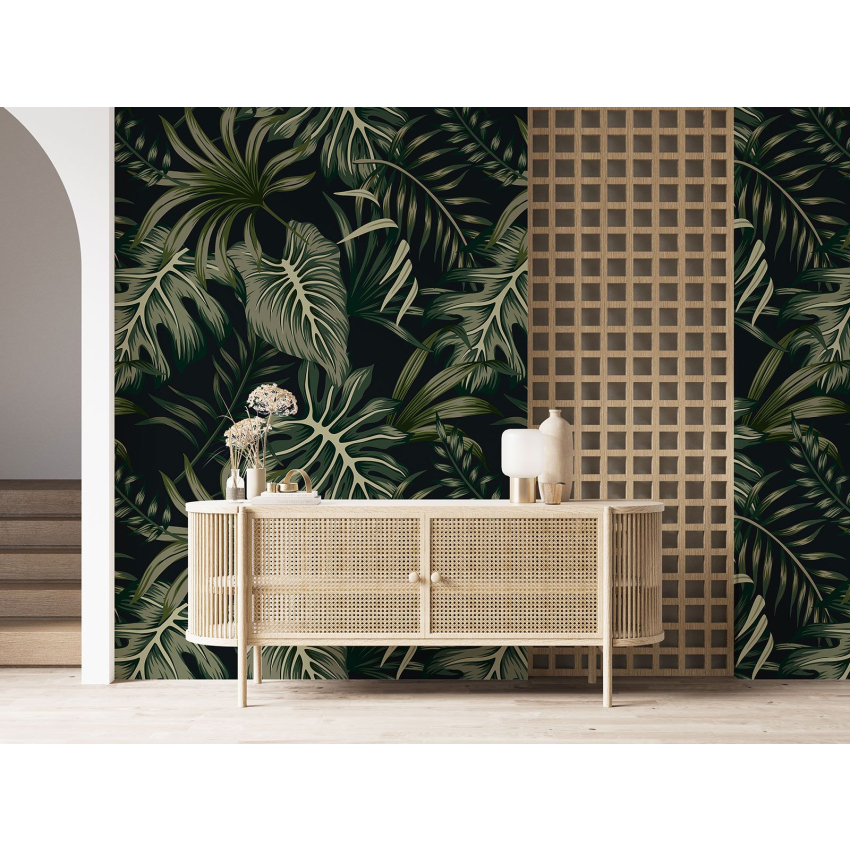 Papier peint motif XL - Motif botanique