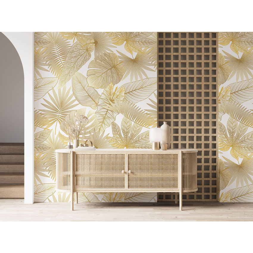 Papier peint motif XL - Motif botanique