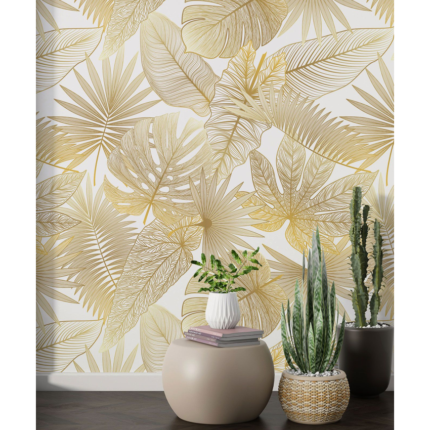 Papier peint motif XL - Motif botanique