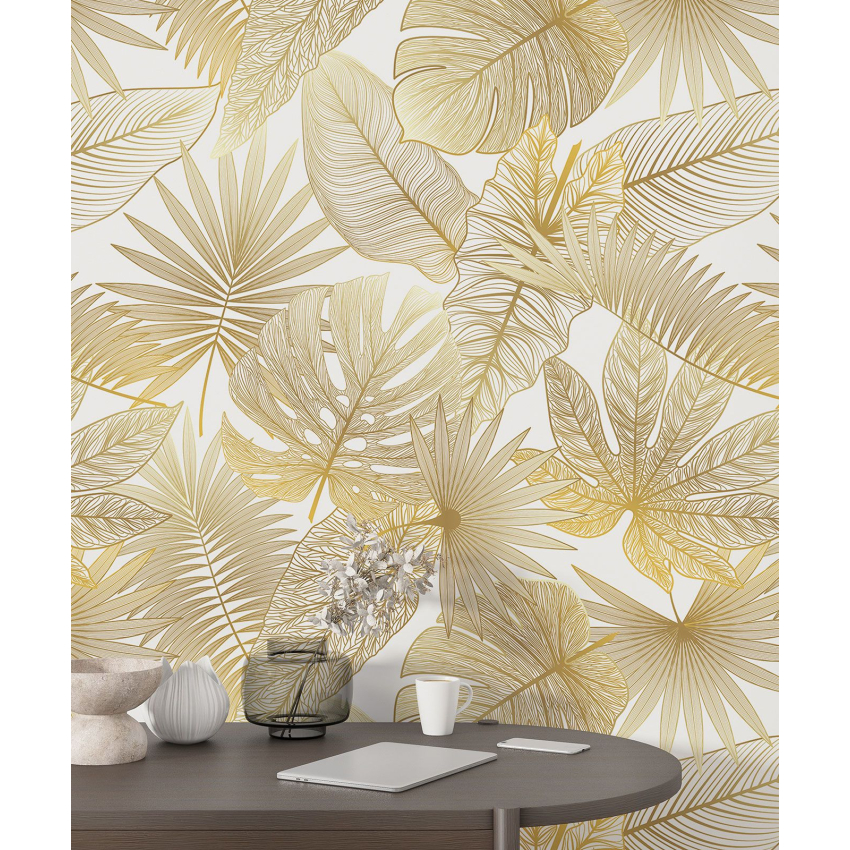 Papier peint motif XL - Motif botanique