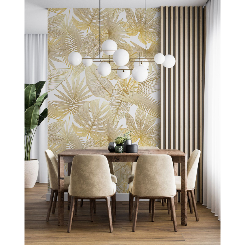 Papier peint motif XL - Motif botanique