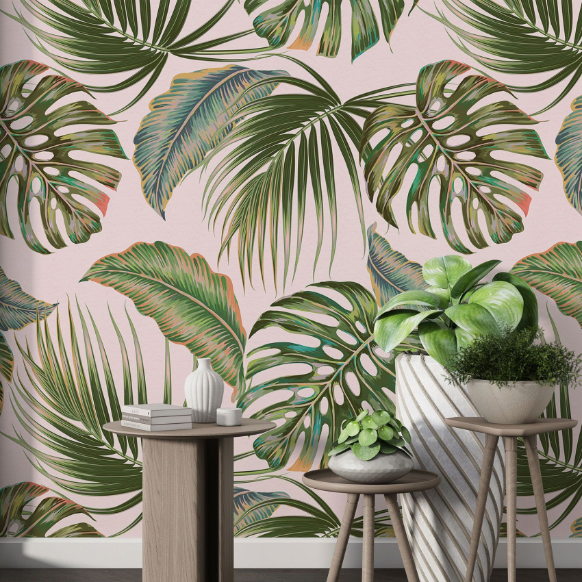 Papier peint motif XL - Motif botanique