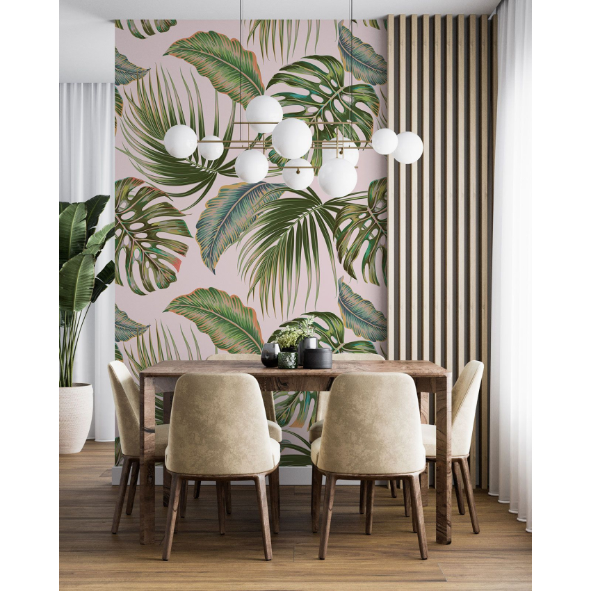 Papier peint motif XL - Motif botanique
