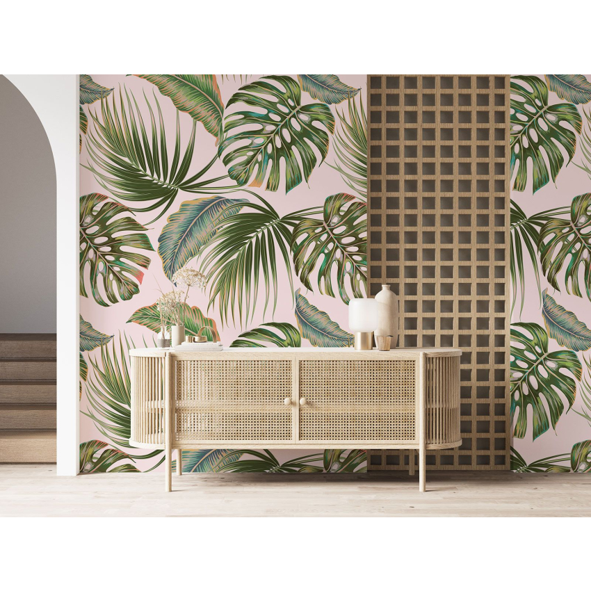 Papier peint motif XL - Motif botanique