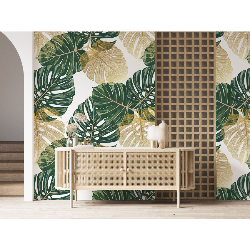Papier peint motif XL - Motif botanique