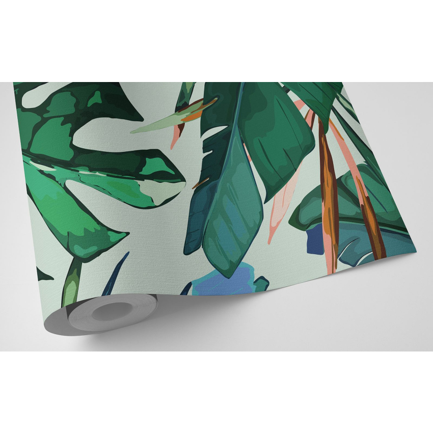 Papier peint motif XL - Motif botanique