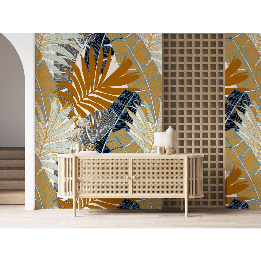 Papier peint motif XL - Motif botanique