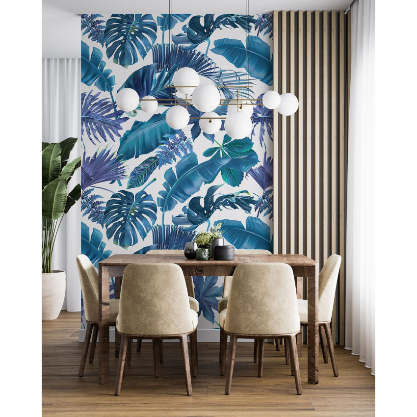 Papier peint motif XL - Motif botanique