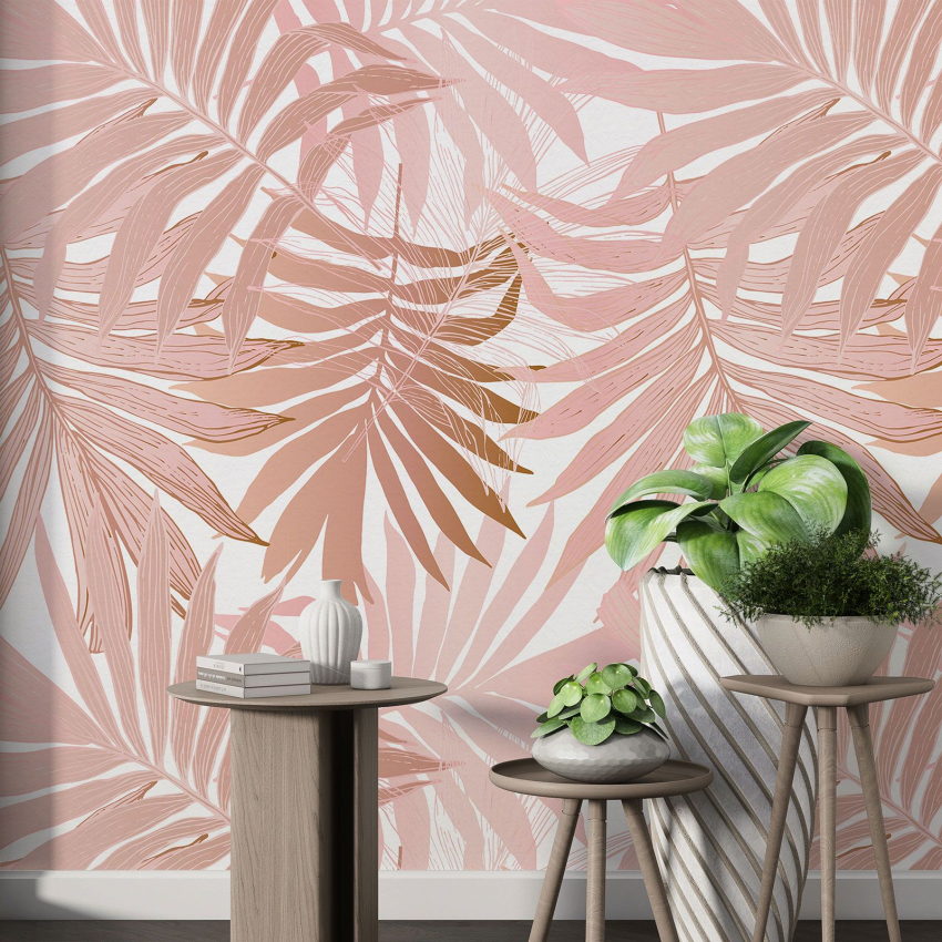 Papier peint motif XL - Motif botanique