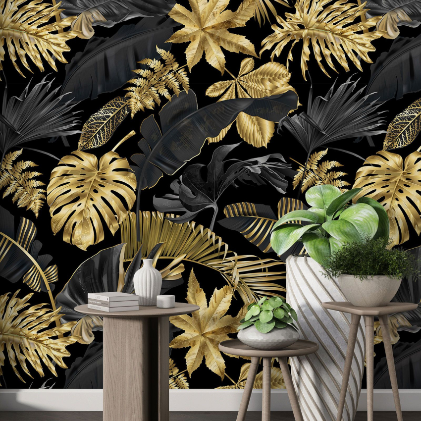 Papier peint motif XL - Motif botanique
