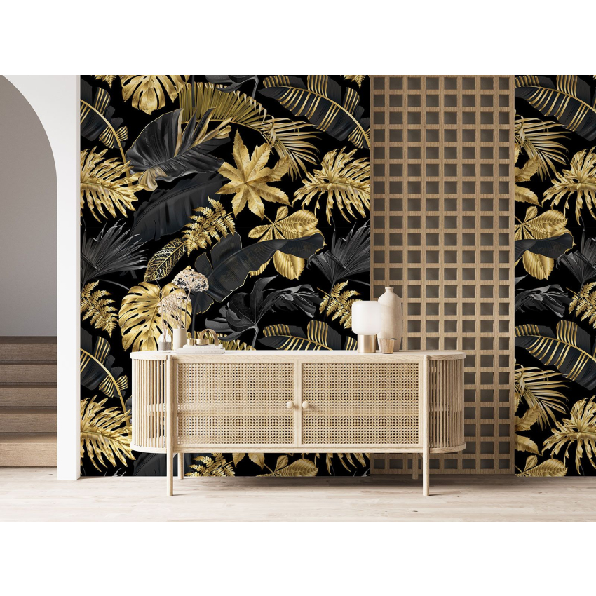 Papier peint motif XL - Motif botanique