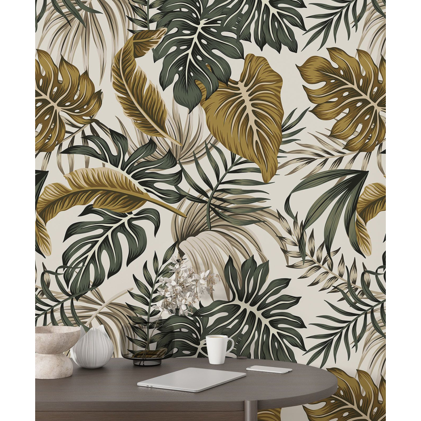 Papier peint motif XL - Motif botanique