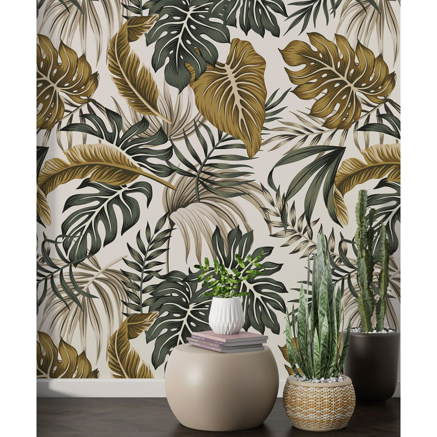 Papier peint motif XL - Motif botanique