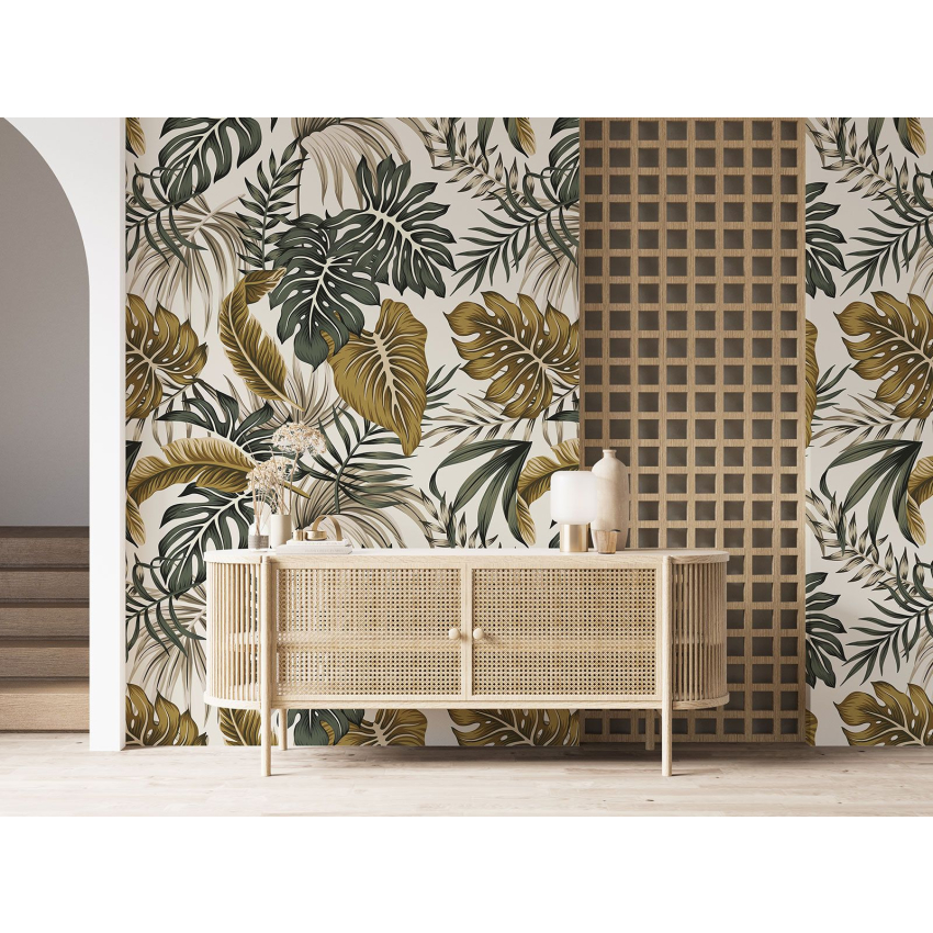 Papier peint motif XL - Motif botanique