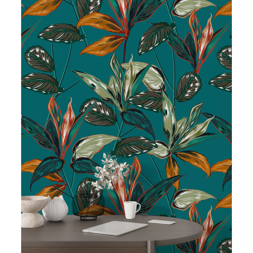 Papier peint motif XL - Motif botanique