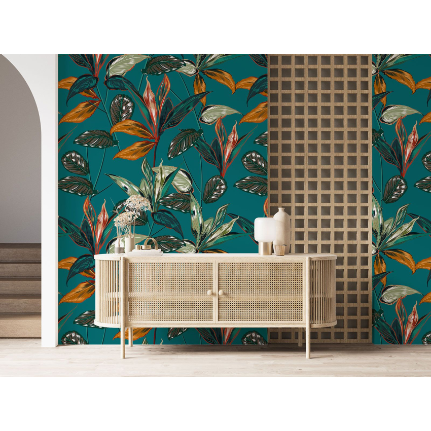 Papier peint motif XL - Motif botanique