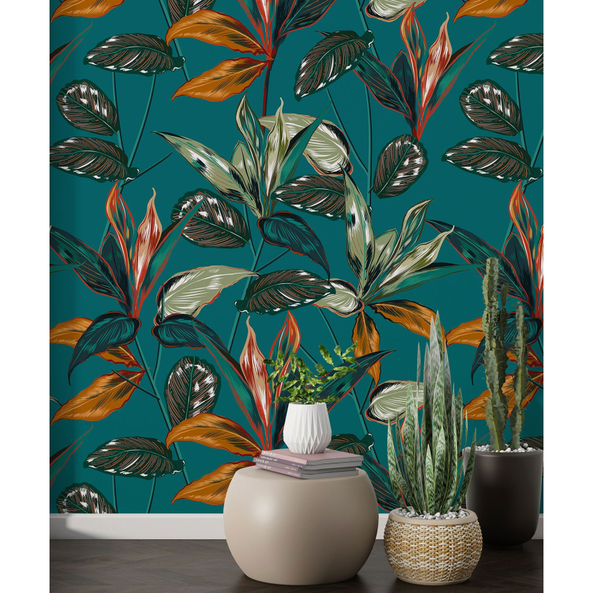 Papier peint motif XL - Motif botanique