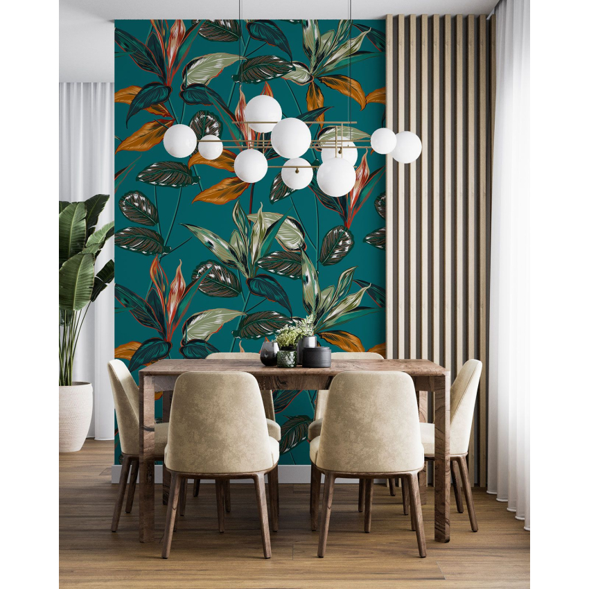 Papier peint motif XL - Motif botanique