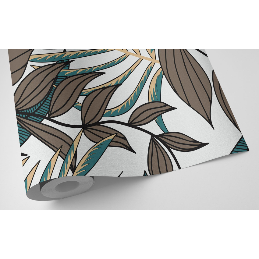 Papier peint motif XL - Motif botanique