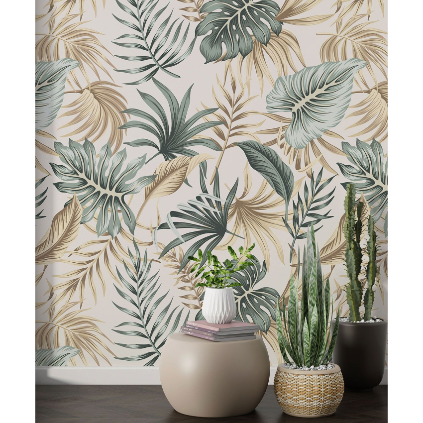 Papier peint motif XL - Motif botanique