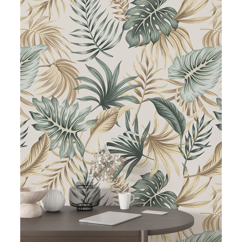 Papier peint motif XL - Motif botanique