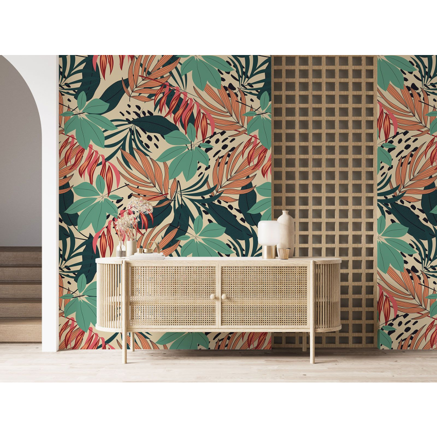 Papier peint motif XL - Motif botanique