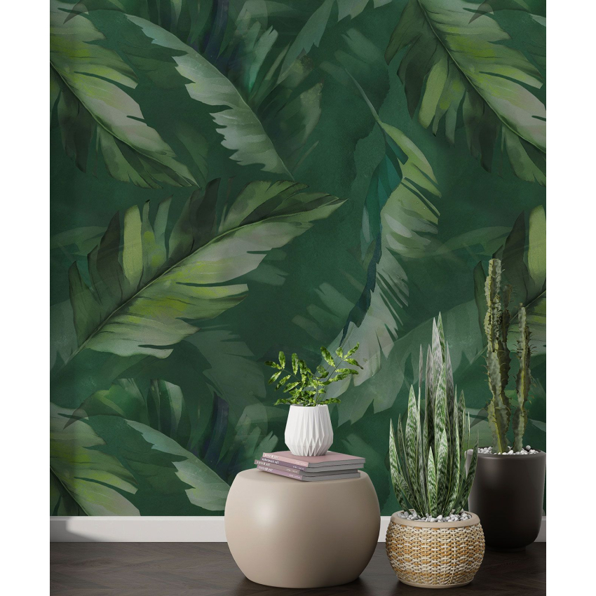 Papier peint motif XL - Motif botanique