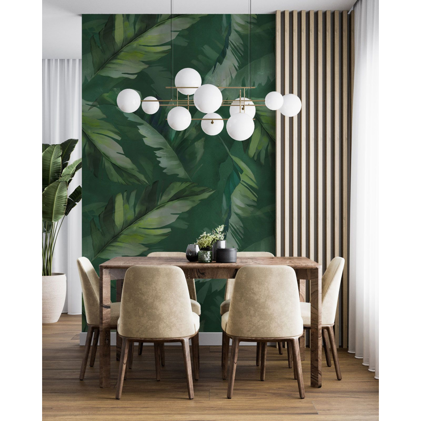 Papier peint motif XL - Motif botanique