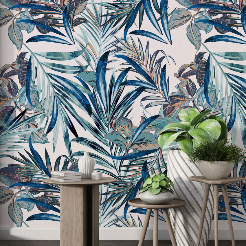 Papier peint motif XL - Motif botanique