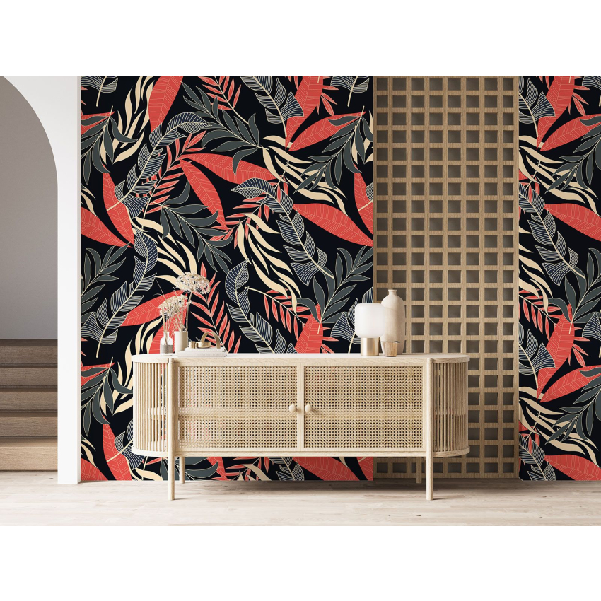 Papier peint motif XL - Motif botanique